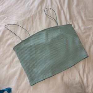 Forever 21 Light Blue Ribbed Camisole